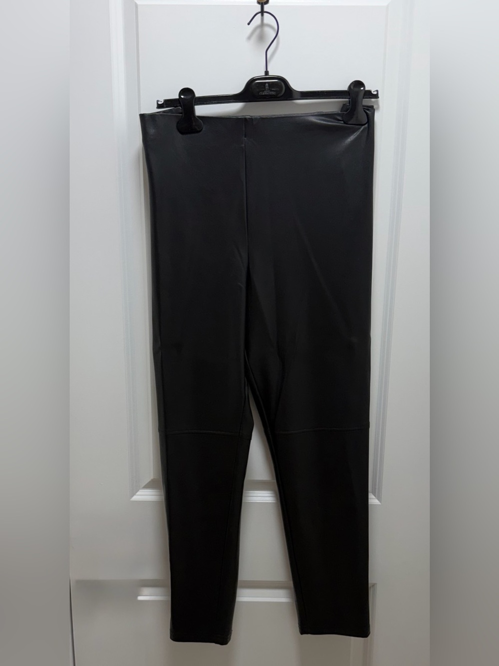 Joseph Ribkoff Women’s Black Faux Leather Jogger Pants